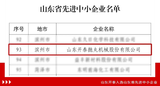 首批100家 | 凯时尊龙人生就是博入选省级先进中小企业名单！